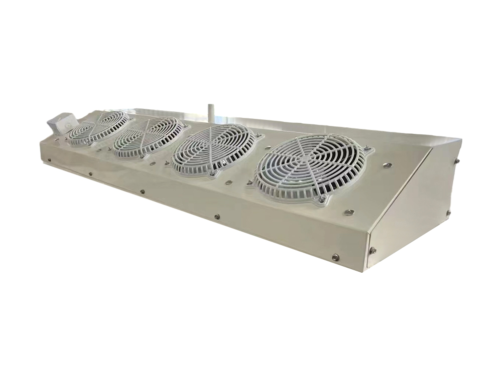 DE model air cooler na may plastic mesh cover para sa mga display cabinet at flower cabinet