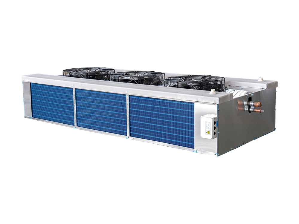Dual-side outlet hindi kinakalawang na asero housing air cooler