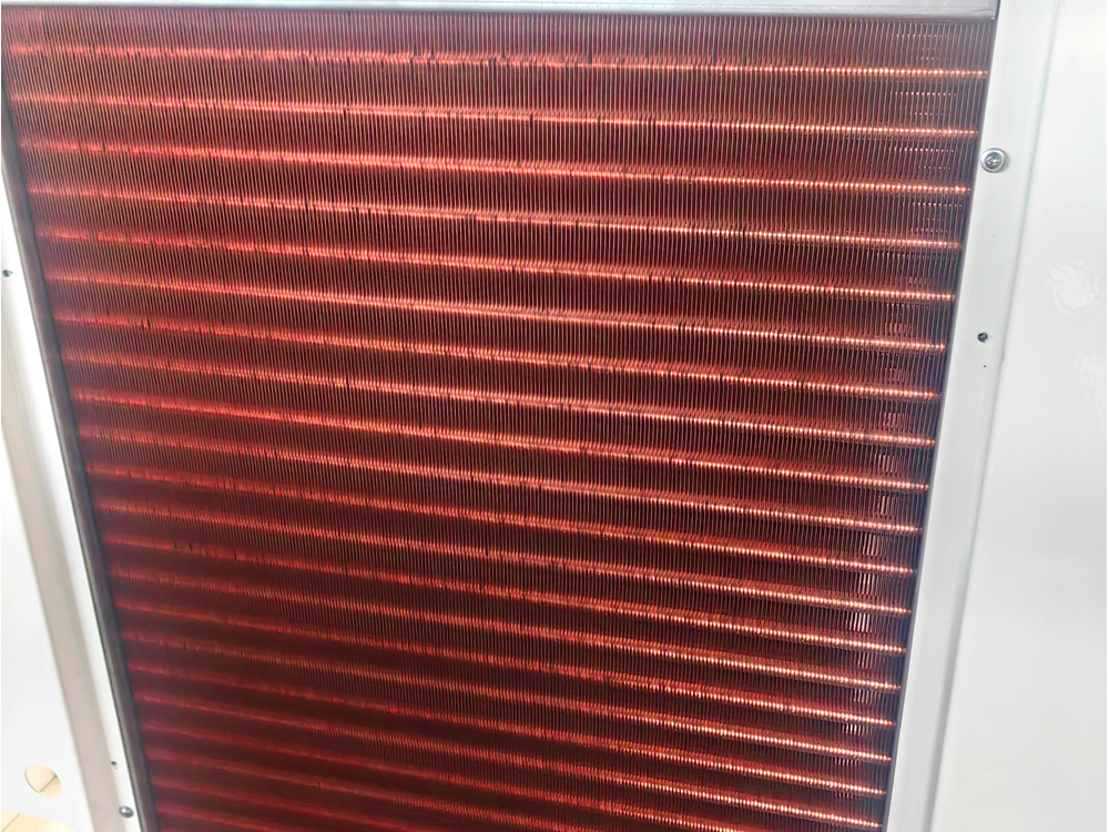 Copper fin condenser Copper fin condenser