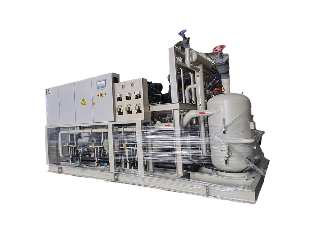 Tatlong parallel screw compressor unit